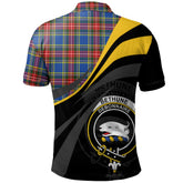 Clan Bethune Tartan Polo Shirt - Royal Coat Of Arms Style CR57 Bethune Tartan Tartan Polo